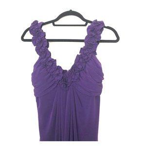 Purple dress - knee length